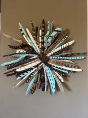 Painted Driftwood Starburst