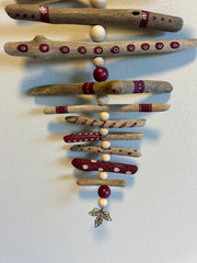 Wine and Cream Wall Hanging