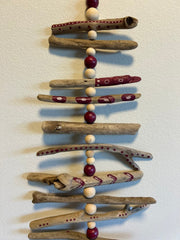 Wine and Cream Wall Hanging