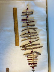 Wine and Cream Wall Hanging