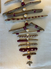 Wine and Cream Wall Hanging